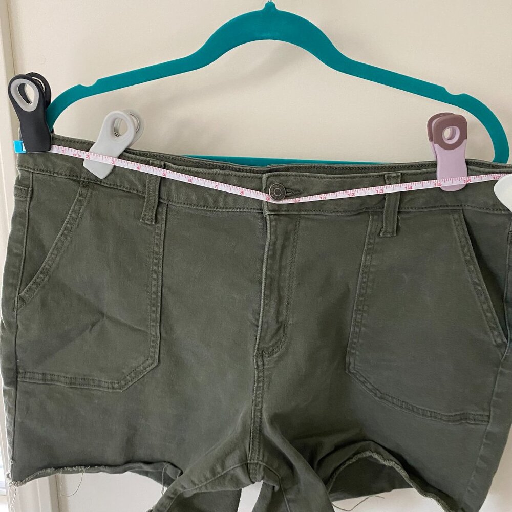 Olive Green Sonoma Cut Off Shorts - Picture 13 of 14